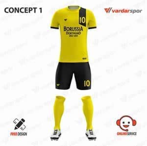 Extras Borussia Dortmund Dijital Futbol Forma Şort Takımı