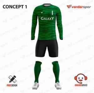 Extras Galaxy Dijital Futbol Kaleci Forma Şort Takımı