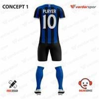 Extras Inter Milan Home Dijital Futbol Forma Şort Takımı